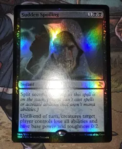 MTG FOIL Sudden Spoiling 144/289 Time Spiral Rare NM - Image 1