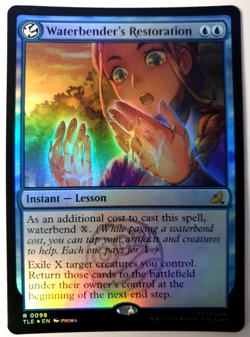 Waterbender's Restoration - FOIL Rare - MTG Avatar TLE - 0099 NM - Image 1