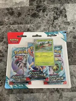 Pokemon TCG Journey Together 3-Pack Blister - Random Promo Factory Sealed New - Image 2