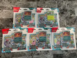 Pokemon TCG Journey Together 3-Pack Blister - Random Promo Factory Sealed New - Image 3