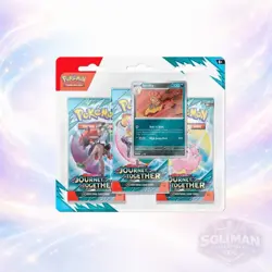 Pokemon TCG Journey Together 3-Pack Blister - Random Promo Factory Sealed - Image 1
