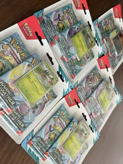 Lot Of 5 Pokemon TCG: Journey Together 3-Pack Blister Factory Sealed - Image 4