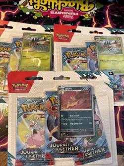 Pokemon TCG: Journey Together SV09 3-Pack Blister Lot of 3✅ Factory Seale - Image 1