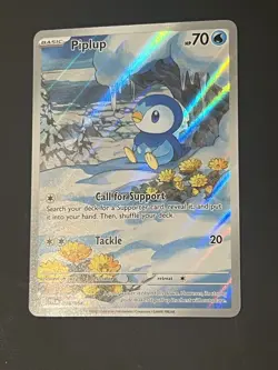 Pokemon TCG - Piplup Illustration Rare - Phantasmal Flames 98/94 NM - Image 1