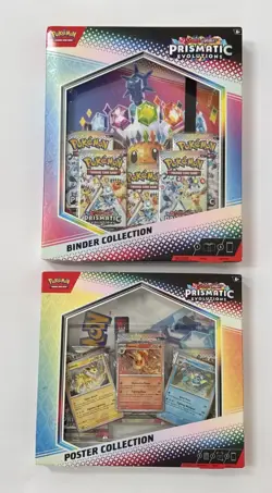 Pokemon TCG Scarlet & Violet Prismatic Evolutions Binder & Poster Collection ✅ - Image 1