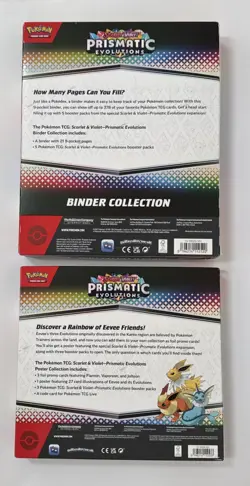 Pokemon TCG Scarlet & Violet Prismatic Evolutions Binder & Poster Collection ✅ - Image 2