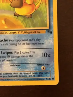 Pokemon TCG Psyduck Base Set 1st Edition 53/62 Common 50 HP 1999 - Image 4