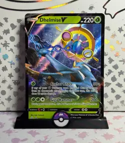 Dhelmise V 009 / 72 - NM / M - RARE HOLO Shining Fates - Pokemon TCG English - Image 1