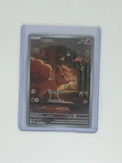 Pokemon TCG Vulpix 138/132 Me01: Mega Evolution Holo Illustration Rare - Image 1