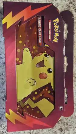Pokemon TCG: 2022 Back to School Pikachu Pencil Case Set [2 Booster Packs & Tin] - Image 1