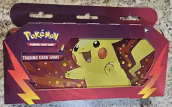 Pokemon TCG: 2022 Back to School Pikachu Pencil Case Set [2 Booster Packs & Tin] - Image 2