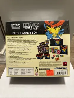 Pokemon TCG Hidden Fates Elite Trainer Box Sealed with Small Tear 820650804731 - Image 2
