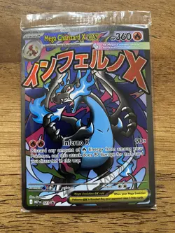 Pokemon TCG Mega Charizard X Ex Promo 023 Sealed Holo with Oricorio EX - Image 1
