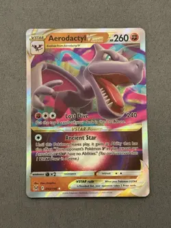 Pokemon TCG Aerodactyl VSTAR Card 093/196 Lost Origin NM/M - Image 1