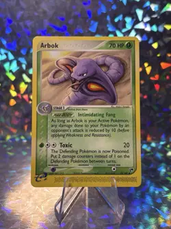 2003 Pokemon EX Sandstorm Set Arbok LP - Image 1