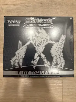 Pokemon Burning Shadows Sun & Moon ETB - Factory Sealed With SLIGHT TEAR - Image 1
