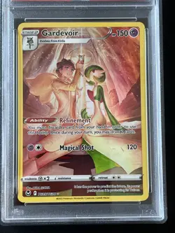 PSA 8 GARDEVOIR #TG05 - Silver Tempest full art SWSH Pokemon 2022 - Image 2