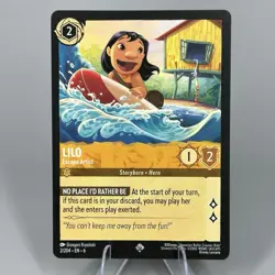 Disney Lorcana Azurite Sea - Lilo - Escape Artist - 2/204 M/NM - Image 1