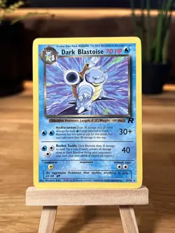 Dark Blastoise 20/82 Team Rocket Rare Vintage WOTC Pokemon Card 2000 - Image 1