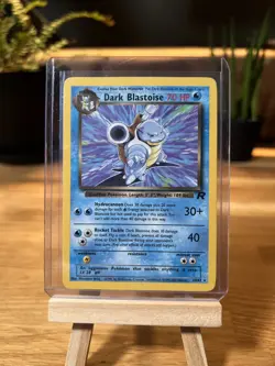 Dark Blastoise 20/82 Team Rocket Rare Vintage WOTC Pokemon Card 2000 - Image 2