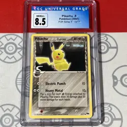 CGC 8.5 NM/MINT+ Pikachu 13/17 Pokemon 2007 POP Series 5 Card 1016 - Image 1