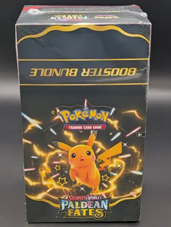 Pokemon Scarlet & Violet Paldean Fates Booster 10-Bundle Display Factory Sealed - Image 1