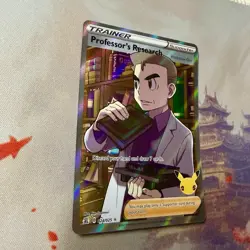 Professor's Research 024/025 Celebrations Full Art Rare Holo Pokemon Card NM - Image 3