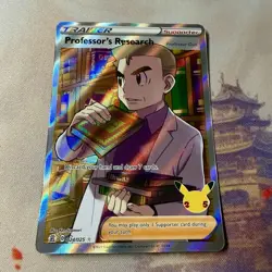 Professor's Research 024/025 Celebrations Full Art Rare Holo Pokemon Card NM - Image 4