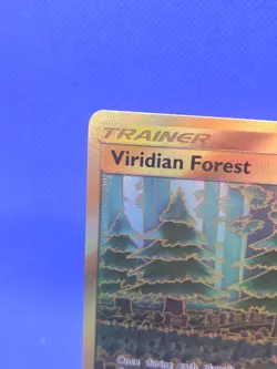 Pokemon S&M Unified Minds Viridian Forest 256/236 Gold Secret Rare NM - Image 3