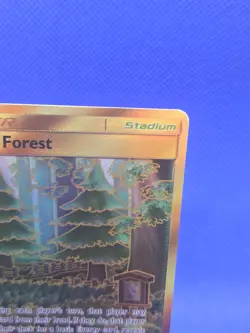 Pokemon S&M Unified Minds Viridian Forest 256/236 Gold Secret Rare NM - Image 4