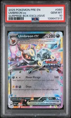 Umbreon ex - (Prismatic Evolutions Stamp) 060/131 Cards & Products Holo - Image 1