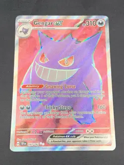 Gengar ex 193/162 S&V: Temporal Forces Pokemon Card NM/Mint - Image 1