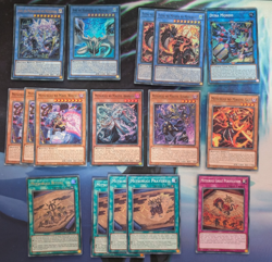 YuGiOh 16 Card Mitsurugi Deck Ft Ame No Murakumo & Mitsurugi Ritual SUDA-EN095 - Image 1