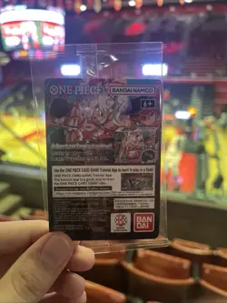🔥One Piece Monkey D. Luffy College Basketball US Voyage Promo Card🔥 W/Poster! - Image 5