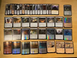 MTG Lot Of 41 Battle For Baldur’s Gate ARTIFACT and LAND Cards Including FOILS - Image 1