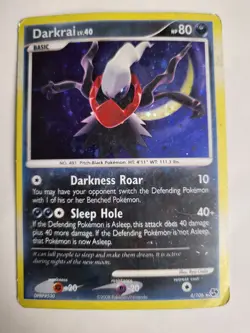 Pokemon Darkrai Holo Rare Card #4 Great Encounters Series 4/106 MP-HP - Image 1