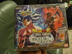 Dragon Ball Super Card Game REALM OF THE GODS Booster Box (24 Packs) SEALED - Image 1