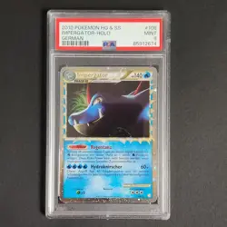 Pokemon Impergator 108/123 Holo Prime HGSS Heartgold Soulsilver Low Pop! PSA 9 - Image 2