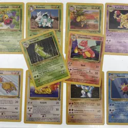 ORIGINAL RETRO Pokemon Trading Card Stage 1 Ungraded Lot 1995 96 98 - Image 1