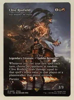 Clive Rosfield Showcase - Mythic - Final Fantasy: Through the Ages MTG - Image 1