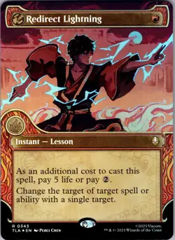 Redirect Lightning - Borderless FOIL - Avatar - MTG - NM - Image 1