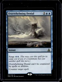 Magic the Gathering MTG Overwhelming Denial (61) Oath of the Gatewatch LP - Image 1