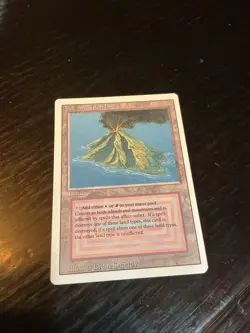 MTG Magic the Gathering Revised Dual Land Volcanic Island NM/Never played - Image 1