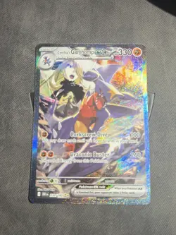 Pokemon TCG Cynthia's Garchomp EX Card 232/182 Sir Destined Rivals - Image 2