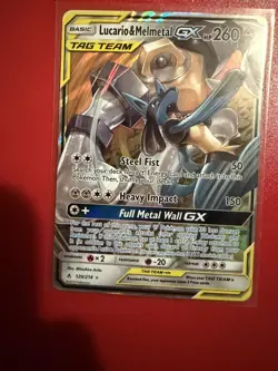 Lucario & Melmetal GX - 120/214 Unbroken Bonds Ultra Rare Pokemon - LP - Image 1