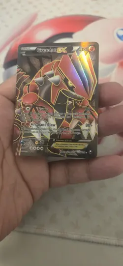 Pokemon Groudon EX 106/108 Full Art Ultra Rare Holo Dark Explorers Same Day Ship - Image 3