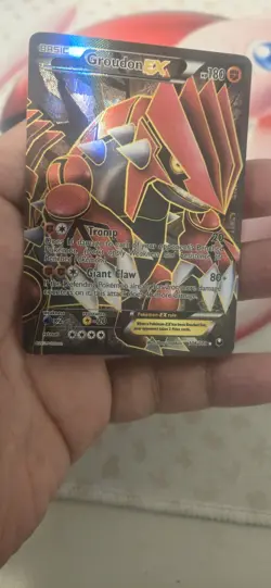 Pokemon Groudon EX 106/108 Full Art Ultra Rare Holo Dark Explorers Same Day Ship - Image 4