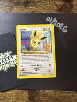 Eevee 38/75, 2001 Neo Discovery, Pokemon TCG, WotC, Vintage, Uncommon, NM/LP - Image 3