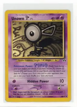 Pokemon Neo Discovery #48/75 Unown [F] - Image 1