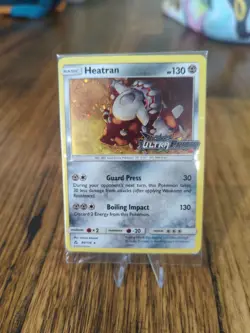 Pokemon TCG Heatran Ultra Prism 88/156 Holo Promo - Image 1
